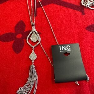 INC International Concepts Silver Pendant Necklace
